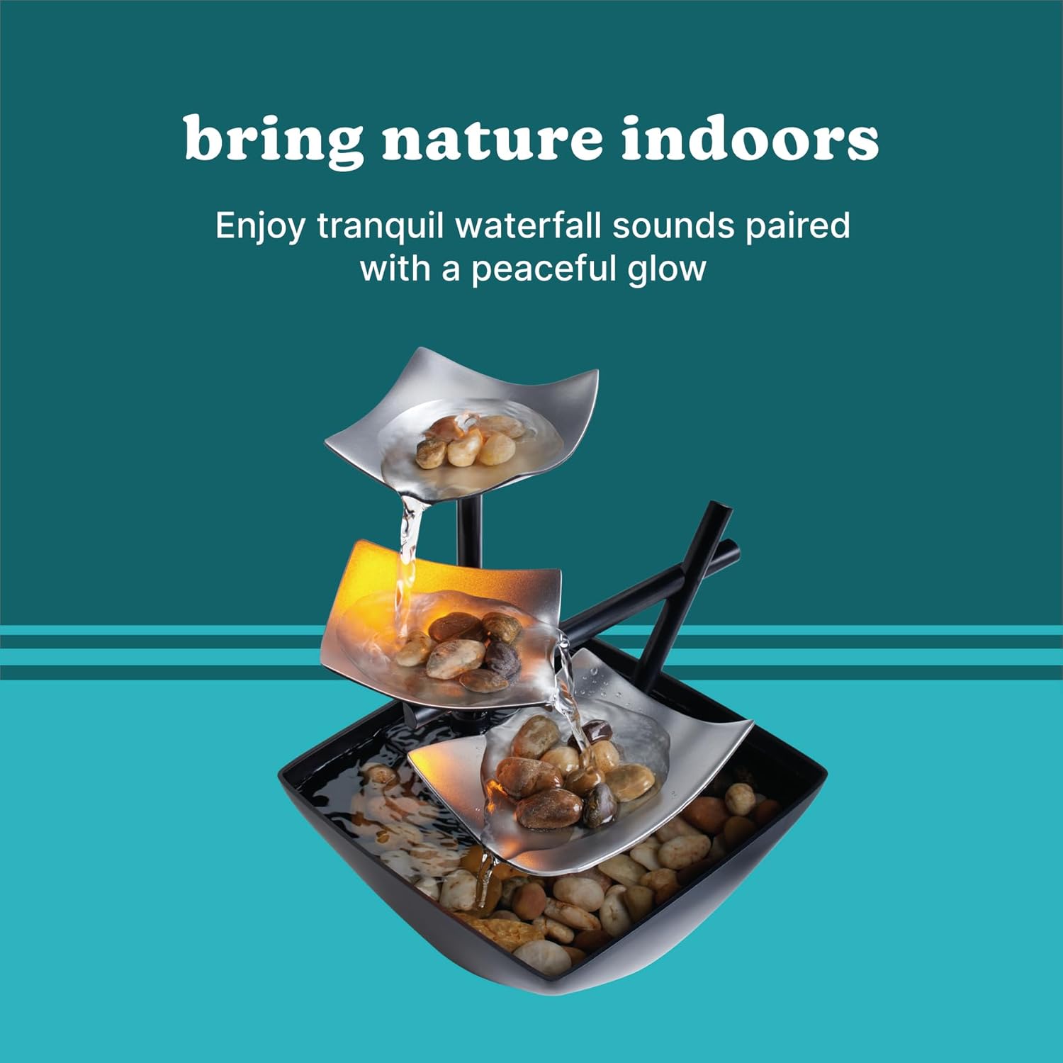 Homedics Tabletop Water Fountain Image